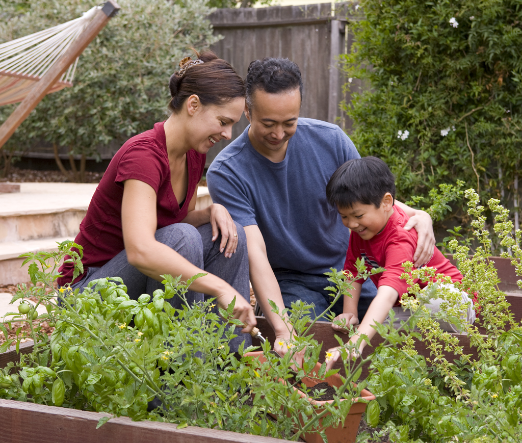 Family gardening promises a great harvest! Image Credit: http://www
